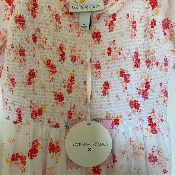 LoveShackFancy for Target Cosette Floral Dress XS - Picture 4 of 9